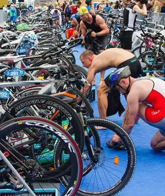 try a triathlon transition